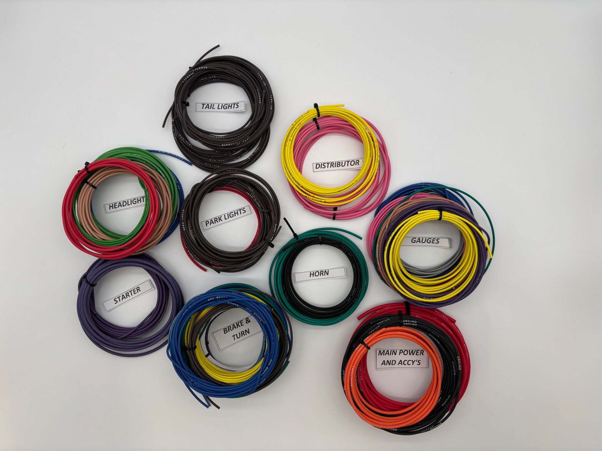 Wire Kit Standard GM Colors - Basic Kit - EXTENDED LENGTH – Driven ...