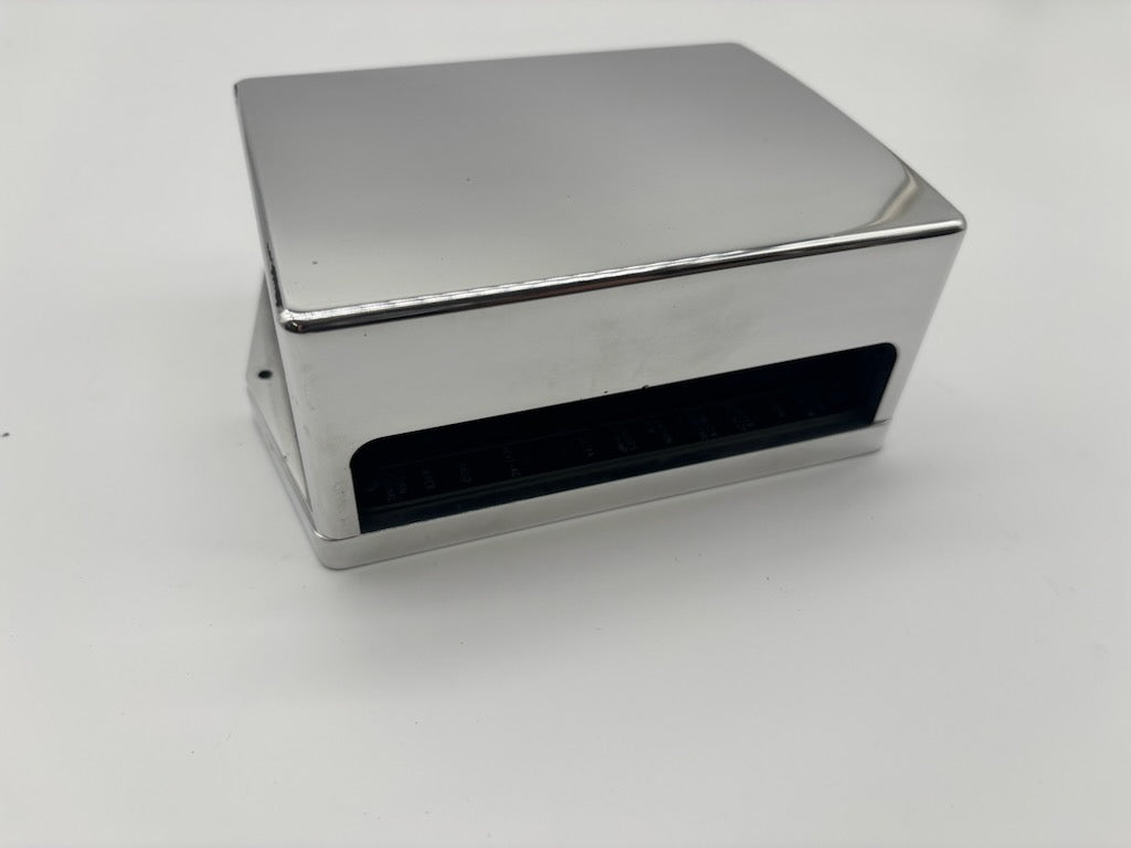 Aluminum Fuse Panel Cover - Vintage Voltage Regulator Style